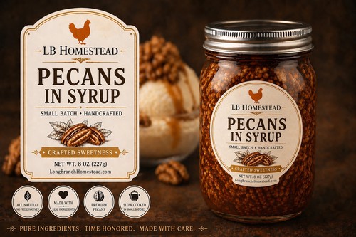 Pecans syrup oz - in,