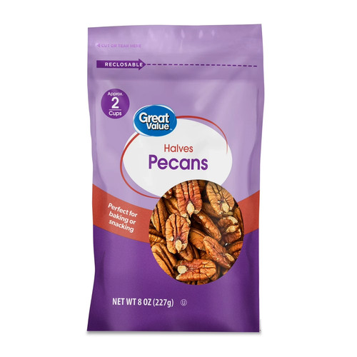 Great value pecan halves - great, oz