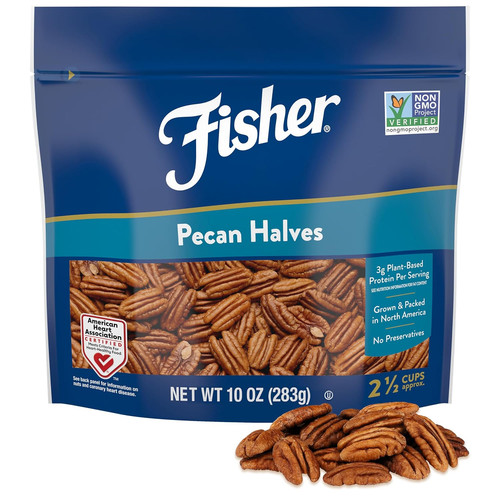 Fisher unsalted raw pecan - fisher,