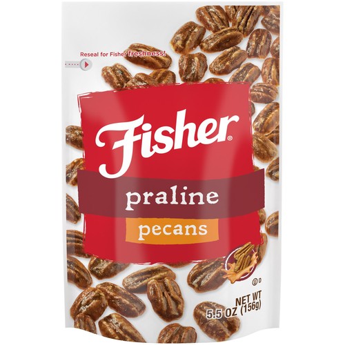 Fisher snack praline pecans - fisher,