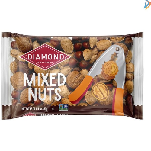 Shell mixed nuts oz - in-shell,
